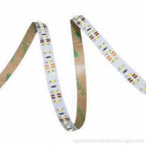 Flexible LED Strip, Assembled with 600 pieces of high-powered SMD LEDs, 12/24V DC